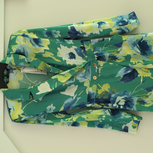 Zara floral print jumpsuit - Picture 16 of 17